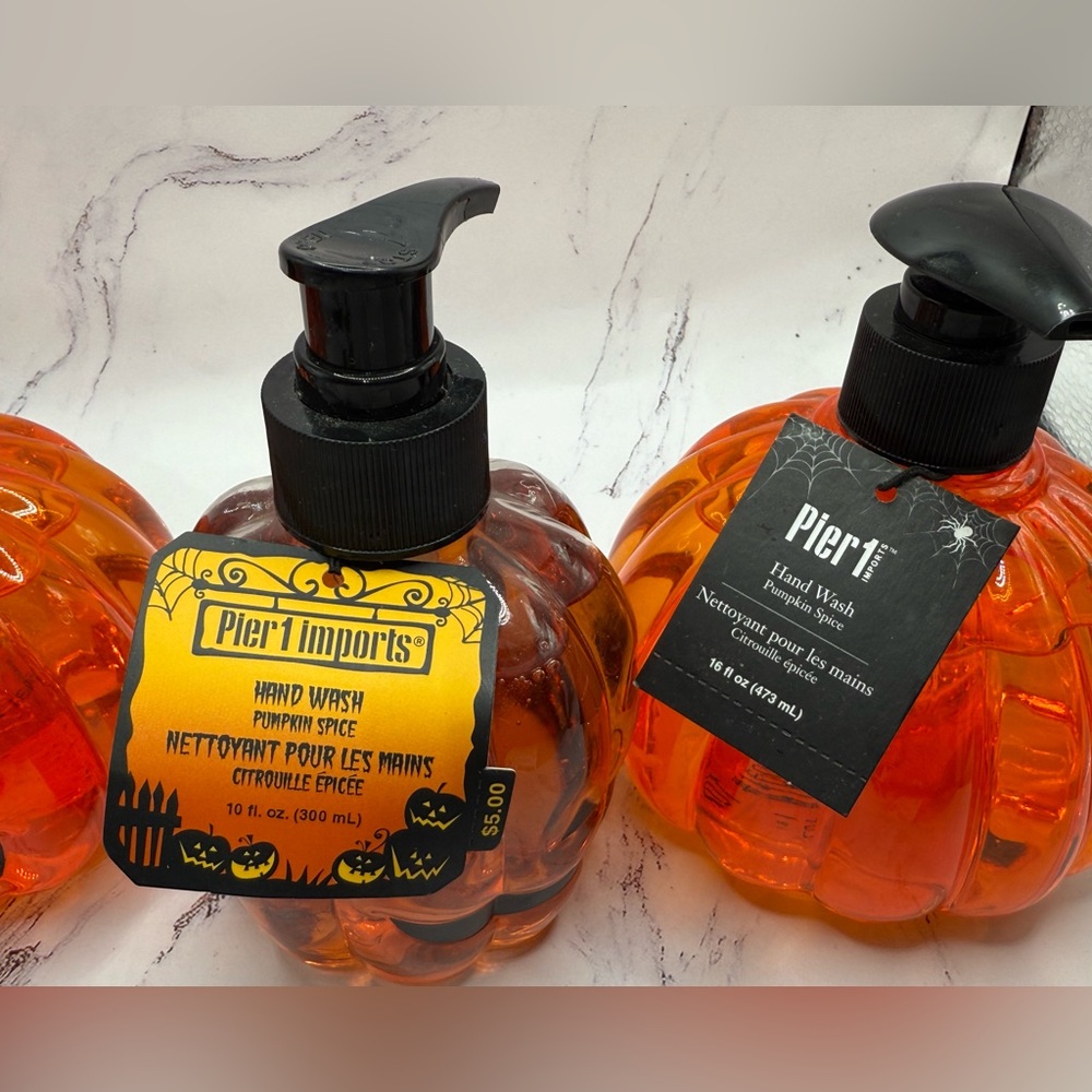 3 Pier 1 Pumpkin Spice Jack-o-Lantern soap dispenser - Picture 5 of 5
